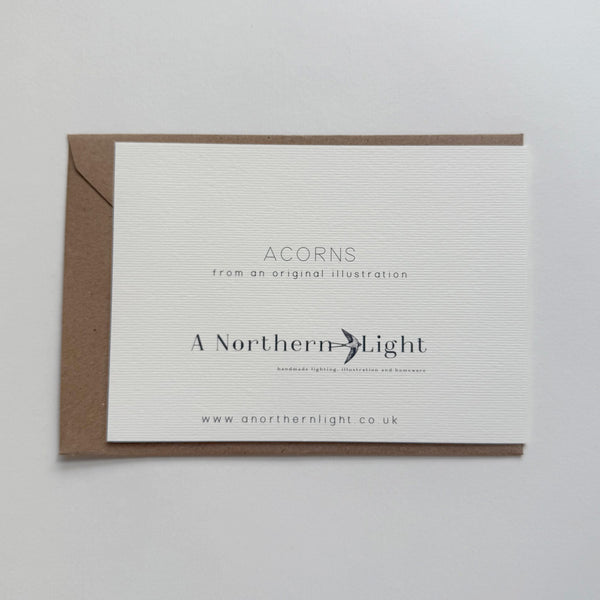 Acorns Greetings Card