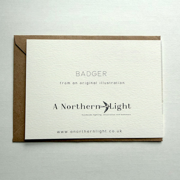 Badger Greetings Card