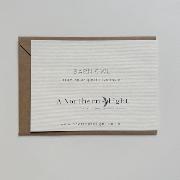 Barn Owl Greetings Card