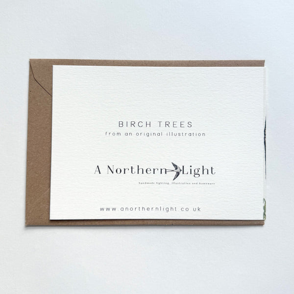 Birch Trees Greetings Card