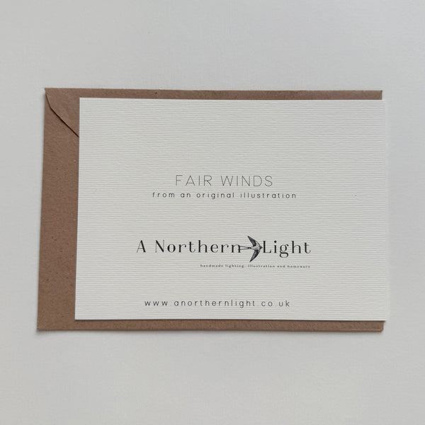 Fair Winds Greetings Card