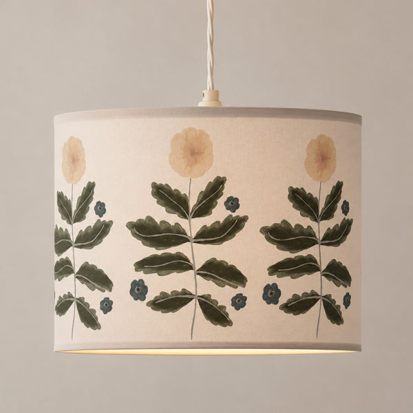 Folk Flower Lampshade