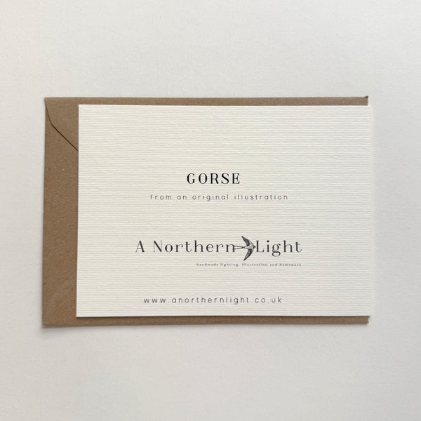 Gorse Greetings Card