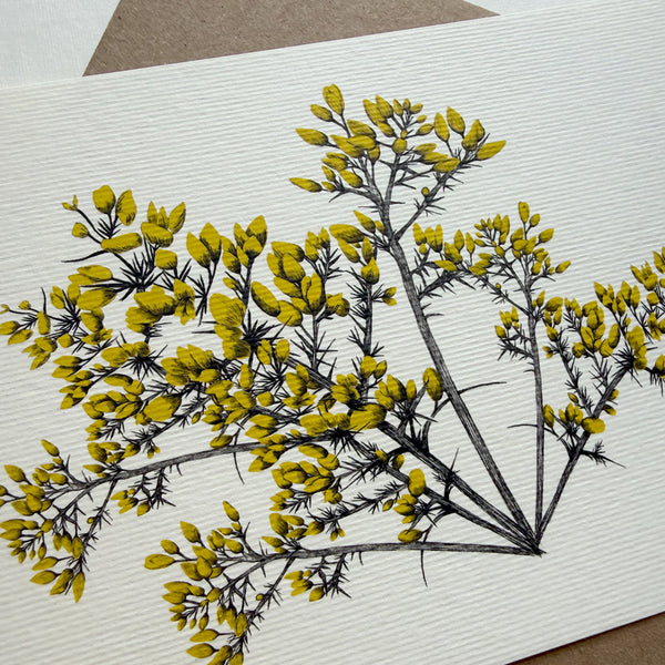 Gorse Greetings Card