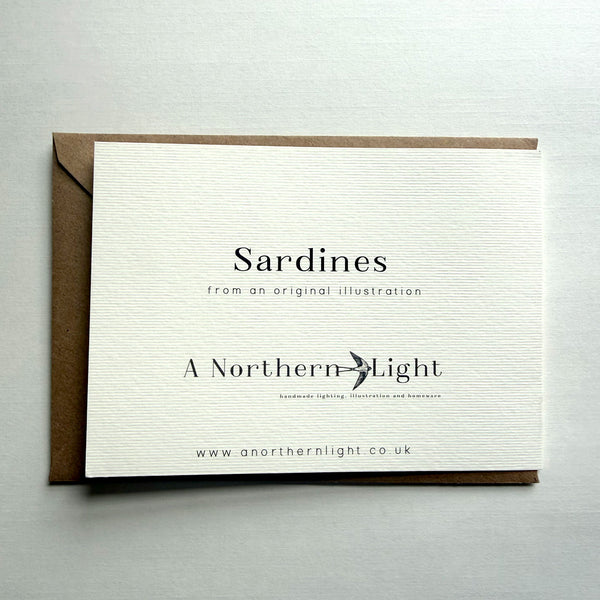 Sardines Greetings Card