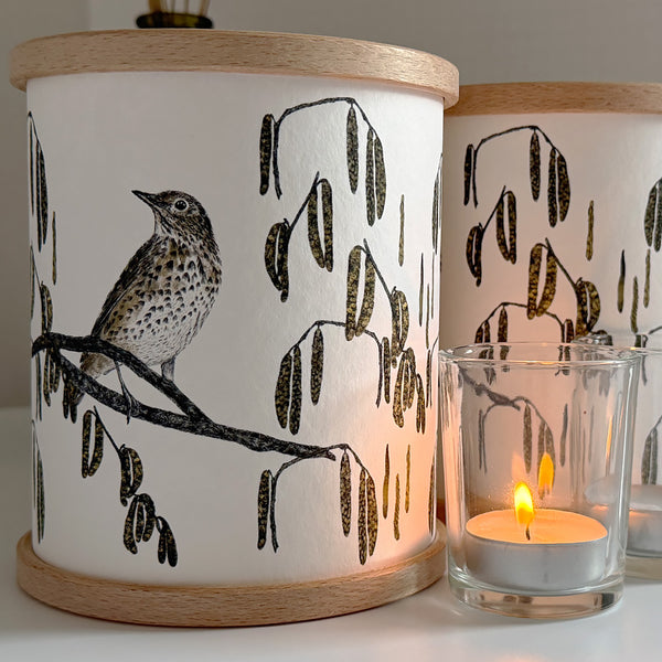 Song Thrush Candle Cover