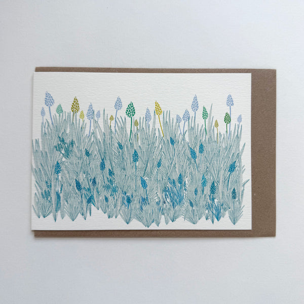 Spring Flowers Greetings Card