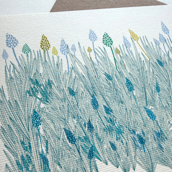 Spring Flowers Greetings Card