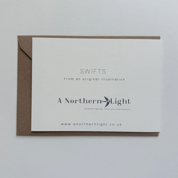 Swifts Greetings Card