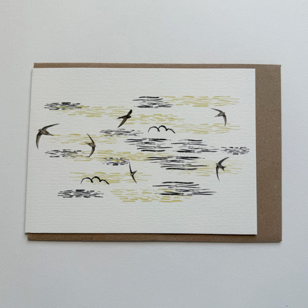 Swifts Greetings Card