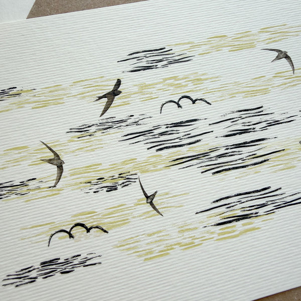 Swifts Greetings Card