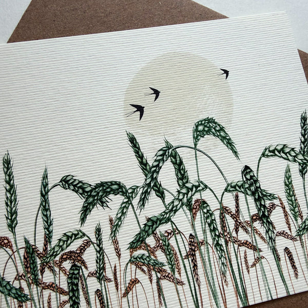 Wheatfield Greetings Card