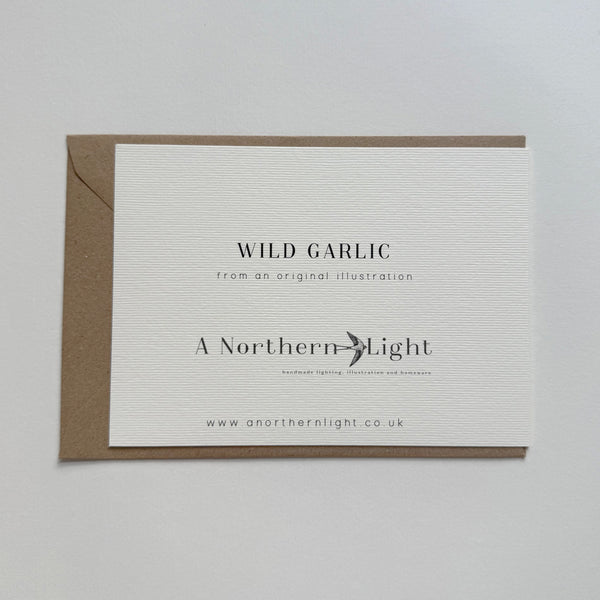 Wild Garlic Greetings Card