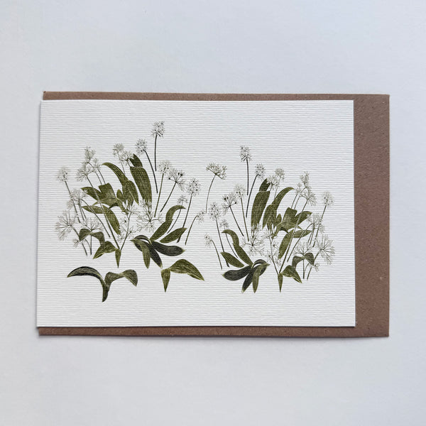 Wild Garlic Greetings Card