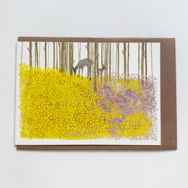 Woodland Deer Greetings Card
