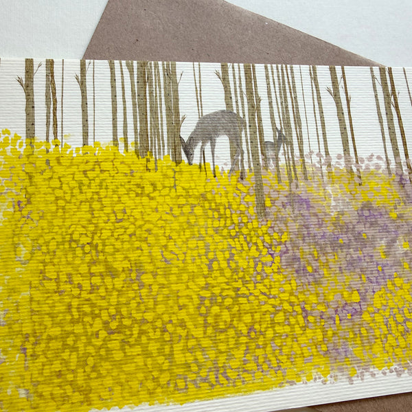 Woodland Deer Greetings Card