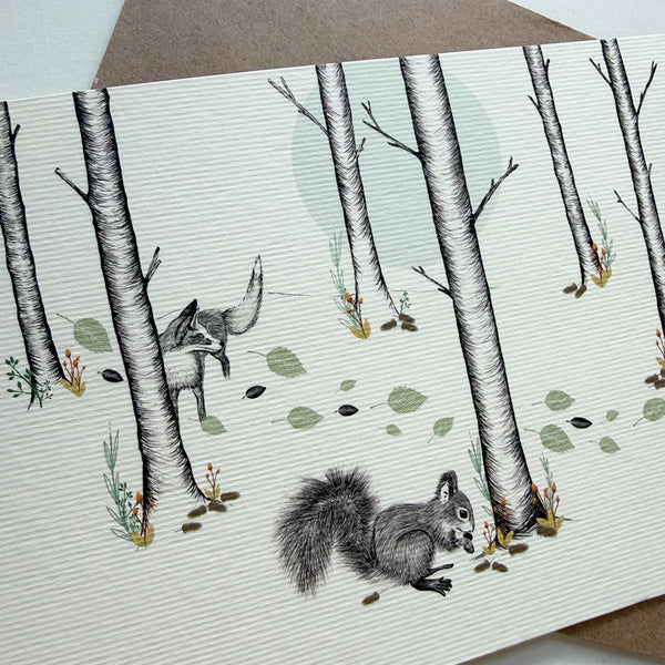 Woodland Greetings Card