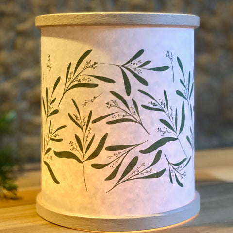 Berries and Leaves Candle Cover