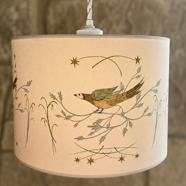 Folk Bird Lampshade