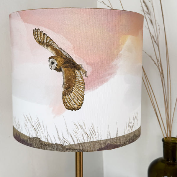 Moorland Barn Owl Lampshade