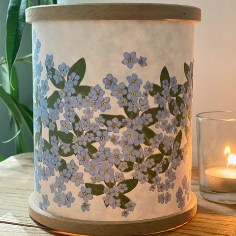 Forget-me-not Candle Cover