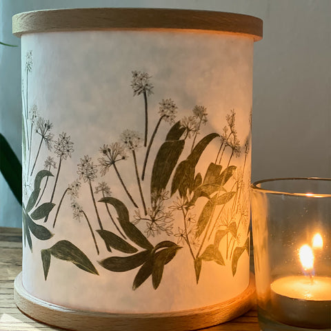Wild Garlic Candle Cover