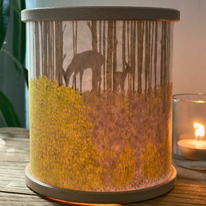 Woodland Deer Candle Cover