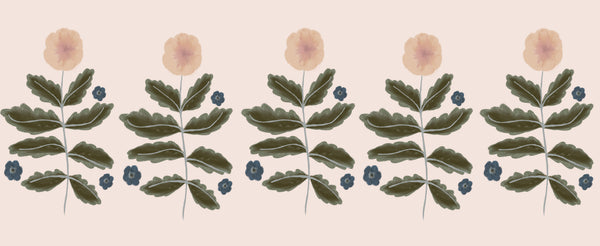 Folk Flower Lampshade