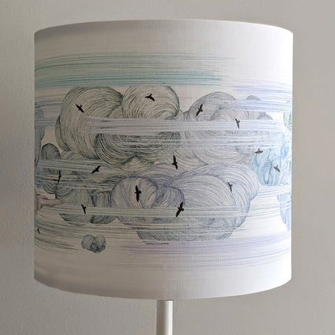 Clouds and Birds Lampshade