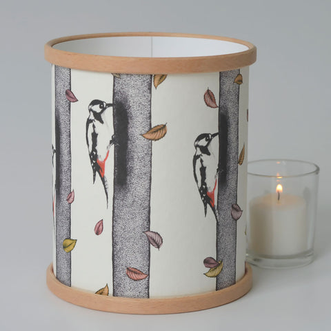 Woodpecker Candle Cover